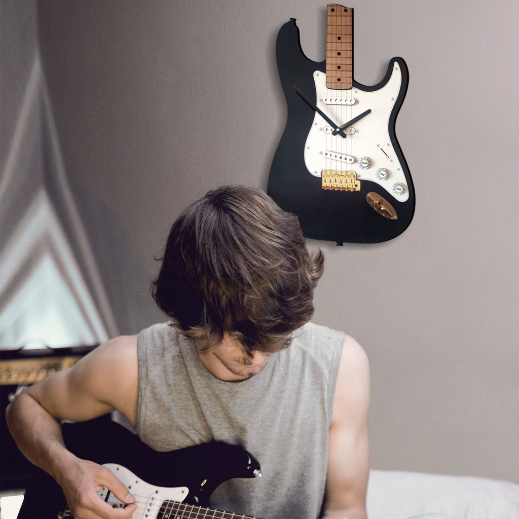 Stratocaster Gitar Duvar Saati