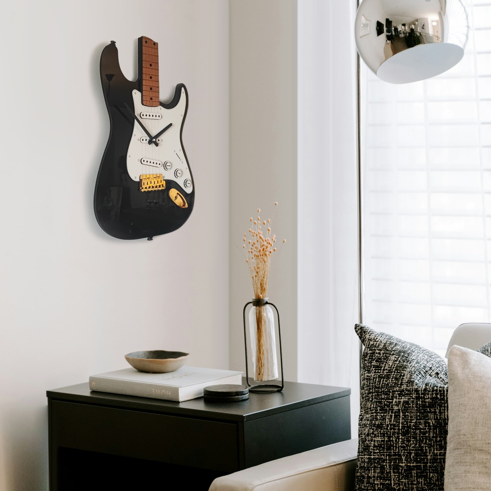 Stratocaster Gitar Duvar Saati